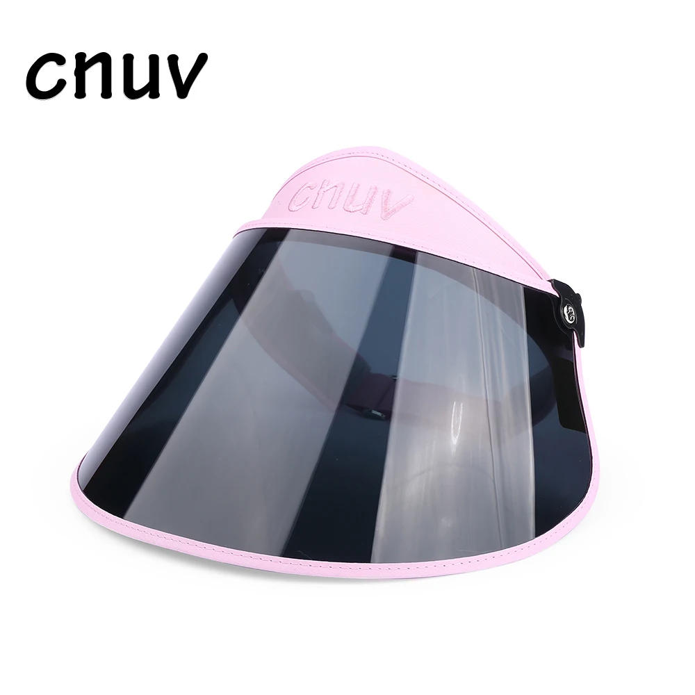 Best selling  Protection hats Summer Adjustable Unisex Sports Sun Visor  Golf Fashion Tennis Plastic Sun Cisor Hat