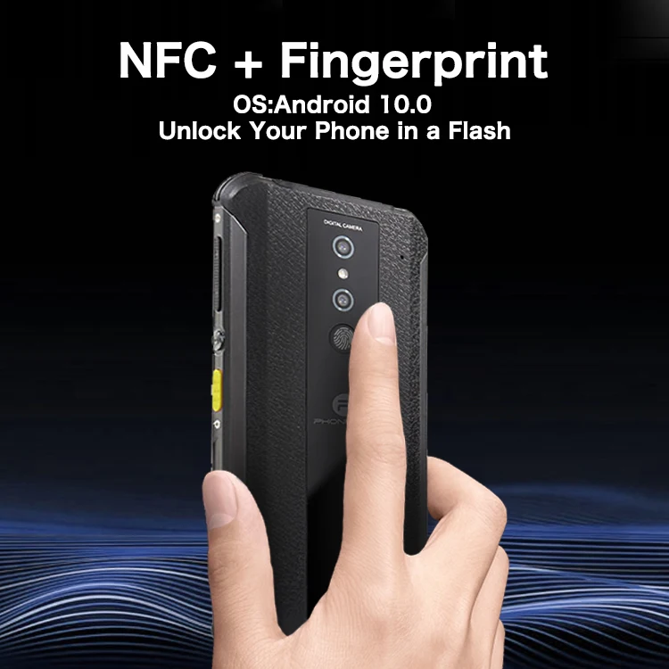 Phonemax NFC GSP Android fingerprint 6.088inch Big battery military industrial outdoor ip68 Atex explosion-proof rugged phone