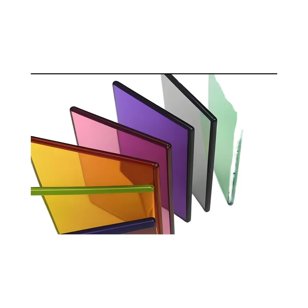 4mm 5mm 6mm 8mm 10mm Dark Tinted Euro Spaniard Tiffany Glass Bulletproof Bathroom Decoration Outdoor Curtain Wall Industrial Use