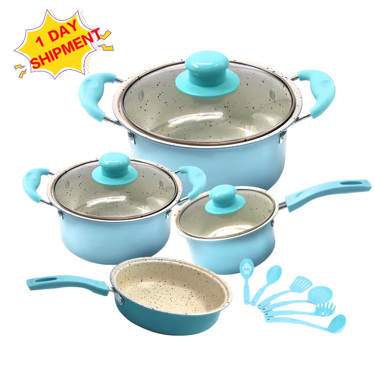 13 шт. высокое качество антипригарная Эко-дружественных литой углеродистая сталь кастрюли набор соус сковороды наборы посуды