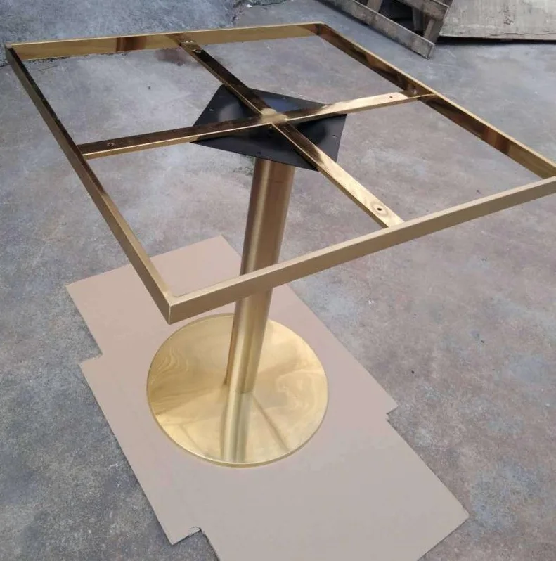 office meeting table metal leg stainless steel base many new designs 304# 201# SS small MOQ