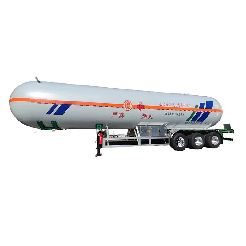 China factory price cheap brand new big capacity 3 axle lpg tanker trailers tank semi trailer lpg bobtail trailer for sale