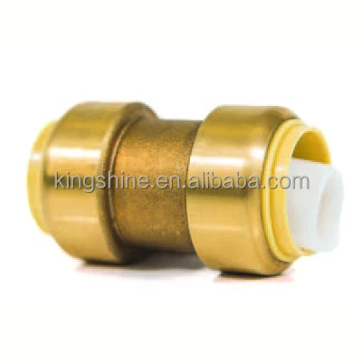 Lead Free Brass Nut push-fit fittings End Stop push to connect Plugs PEX fitting Copper fitting sharkbite type Pipe Nut