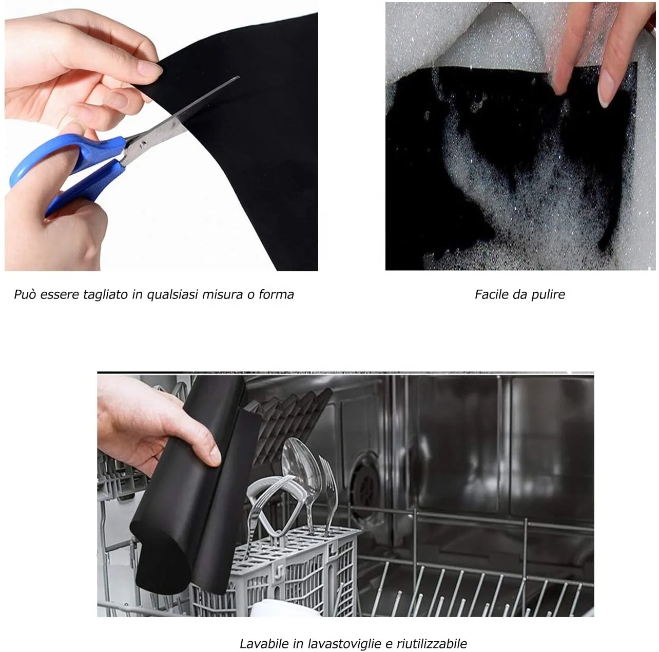 
27cmx27cmx0.2mm hot sale Factory Customized stove top cover 