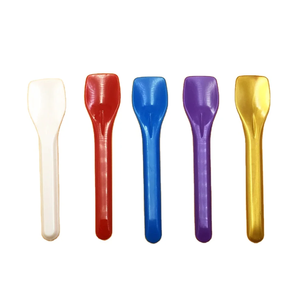 Изготовленный На Заказ небольшой пластиковый мороженое десерт торт ложка