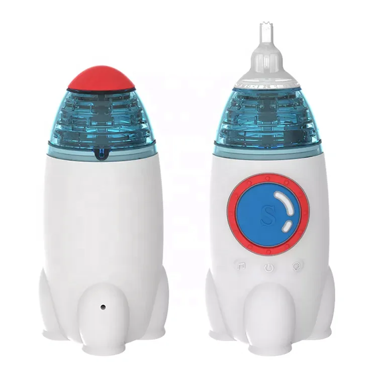 Baby Safety Products Portable Manual Nose Cleaner Silicone Vacuum Nasal Aspirator Mucus Suction Aspirator for Baby