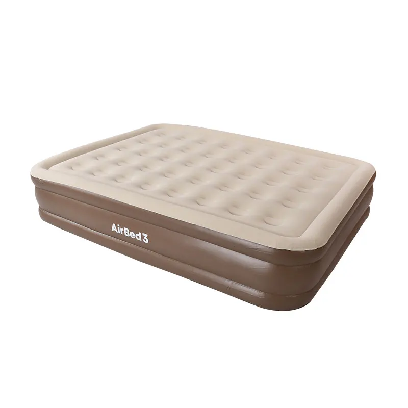 Modern Portable Inflatable Air Mattress with Electric Pump for Bedroom & Outdoor Use Backpacking Guest Bed Sleeping Furniture