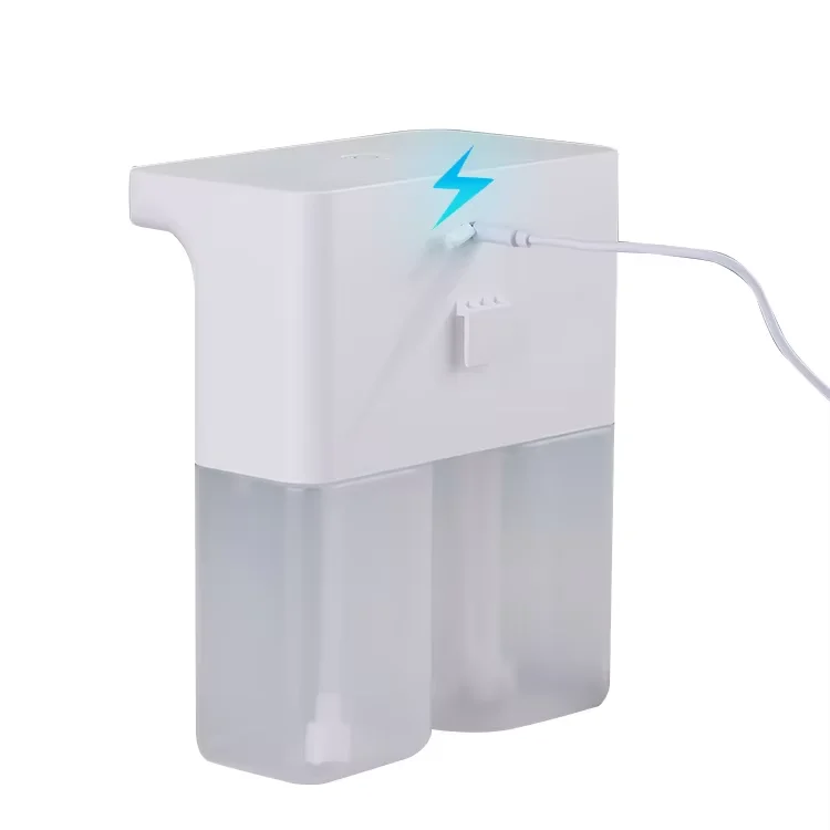 Hands Free Wall Mount 2 Chamber Dispenser Popular Double Head Foam Liquid Automatic Shower Soap Dispenser