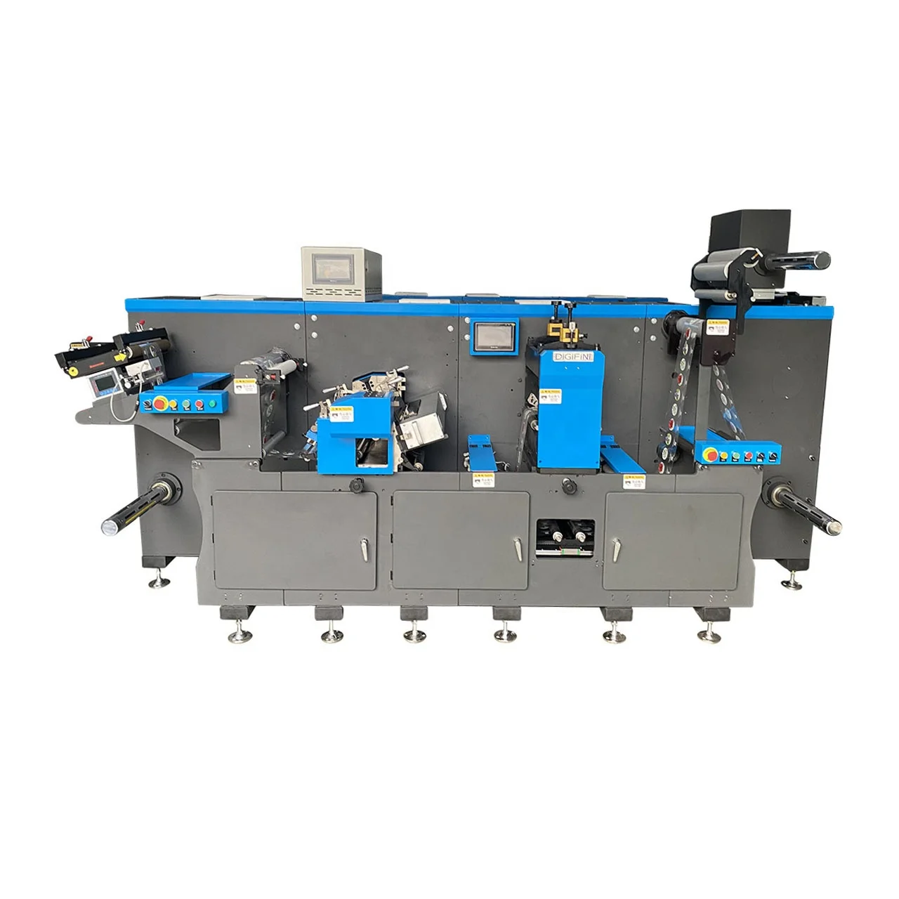 RDA-350E HONTEC Post-press equipment of round knife die cutting machine with CCD function