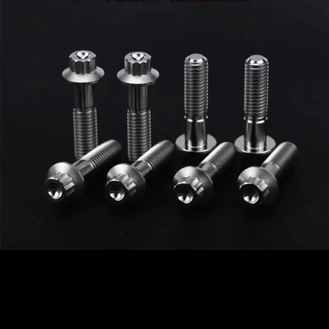 HOT SALE M8 Titanium Split Rim bolts for BBS -M7*1.0*32mm