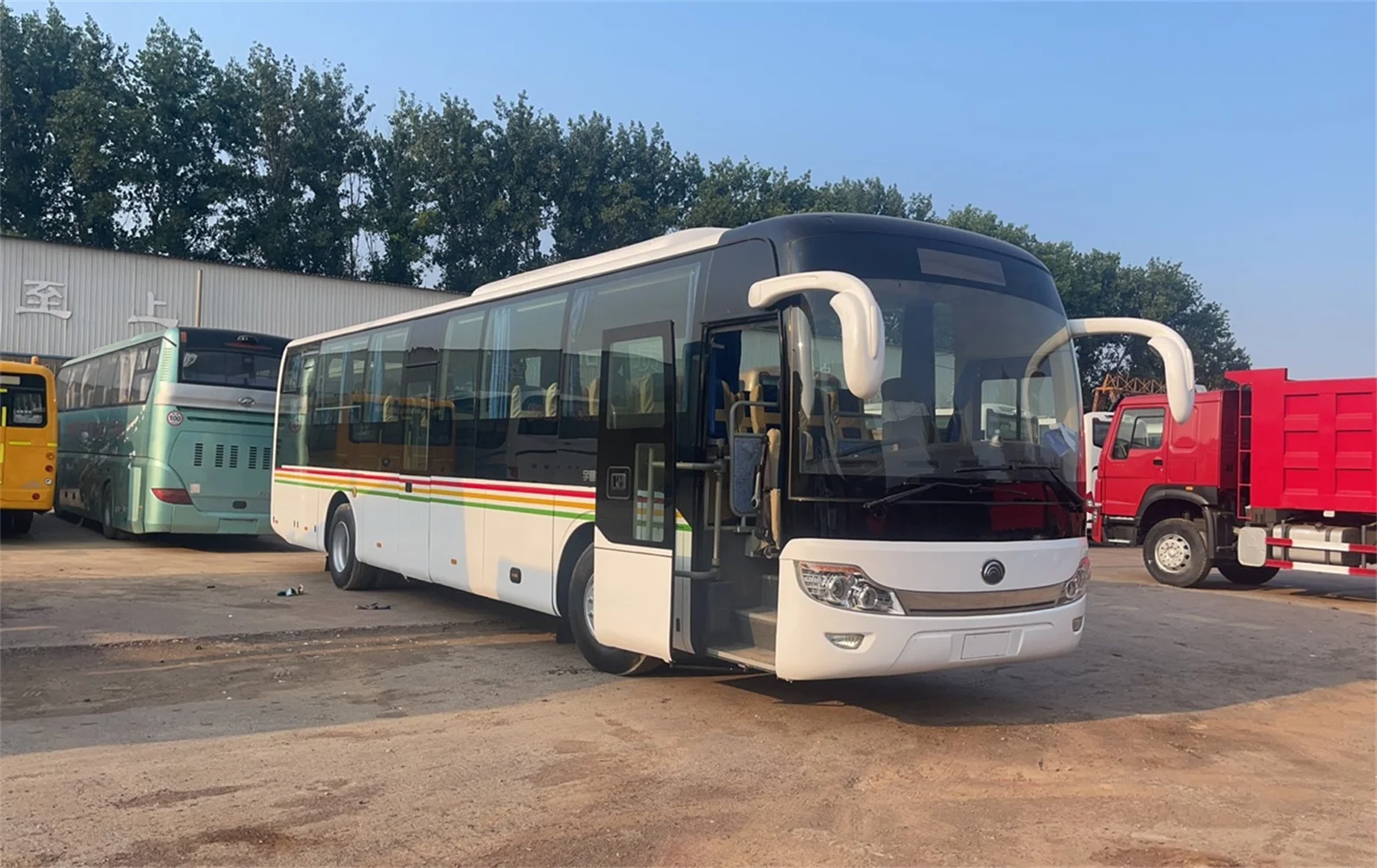 34 Seats 40 Persons Capacity Diesel Engine New City Bus And Uesd Coach Bus For Central Asia Market