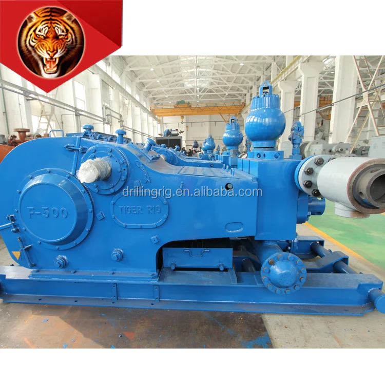 Tigerrig large displacement durable high pressure F1300 triplex drilling rig mud pump for sale