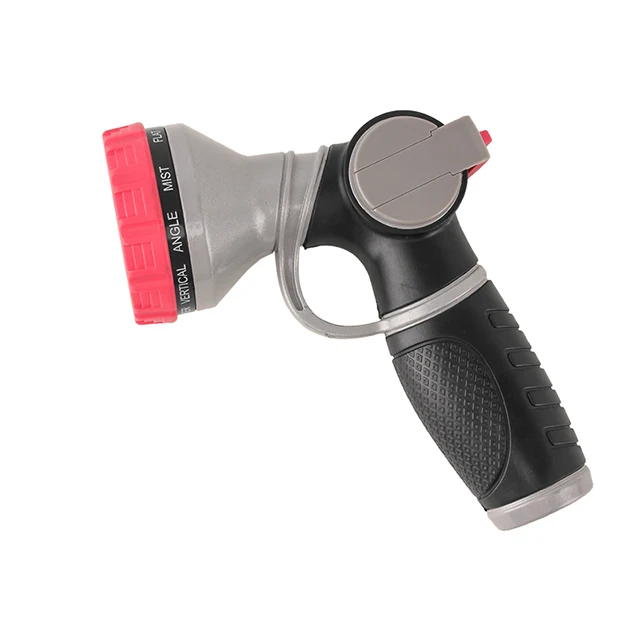 High Pressure 10 Patterns  Aluminum Hand Water Sprayer Garden Water Nozzle Sprayer With Flow Control
