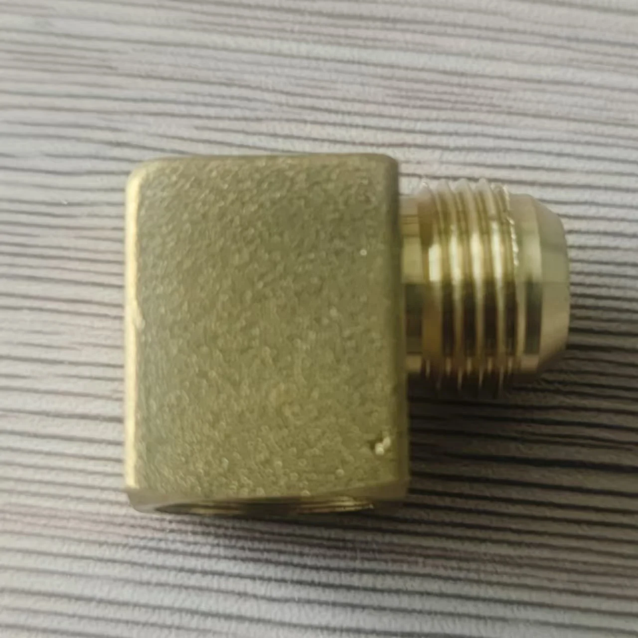 1/4 3/8 1/2 5/8 3/4 SAE 45 Male Female Flare Straight Elbow Cap Brass Fitting UNF Thread Air Conditioner