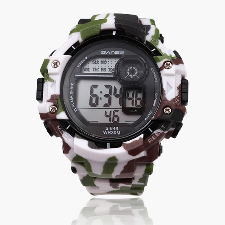 Sanse S-646B New Arrival Cheap OEM reloj comflaje  Digital watch Men Fashion Sport Wristwatches