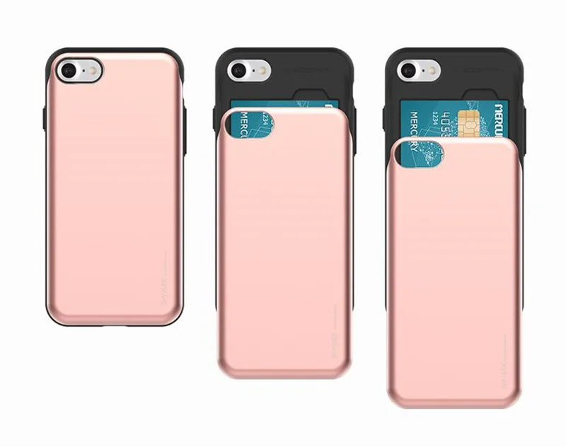 Guangzhou Factory Goospery SkySlide Bumper Wallet Card Case For Samsung Galaxy S22 Ultra Cell Phone Cover