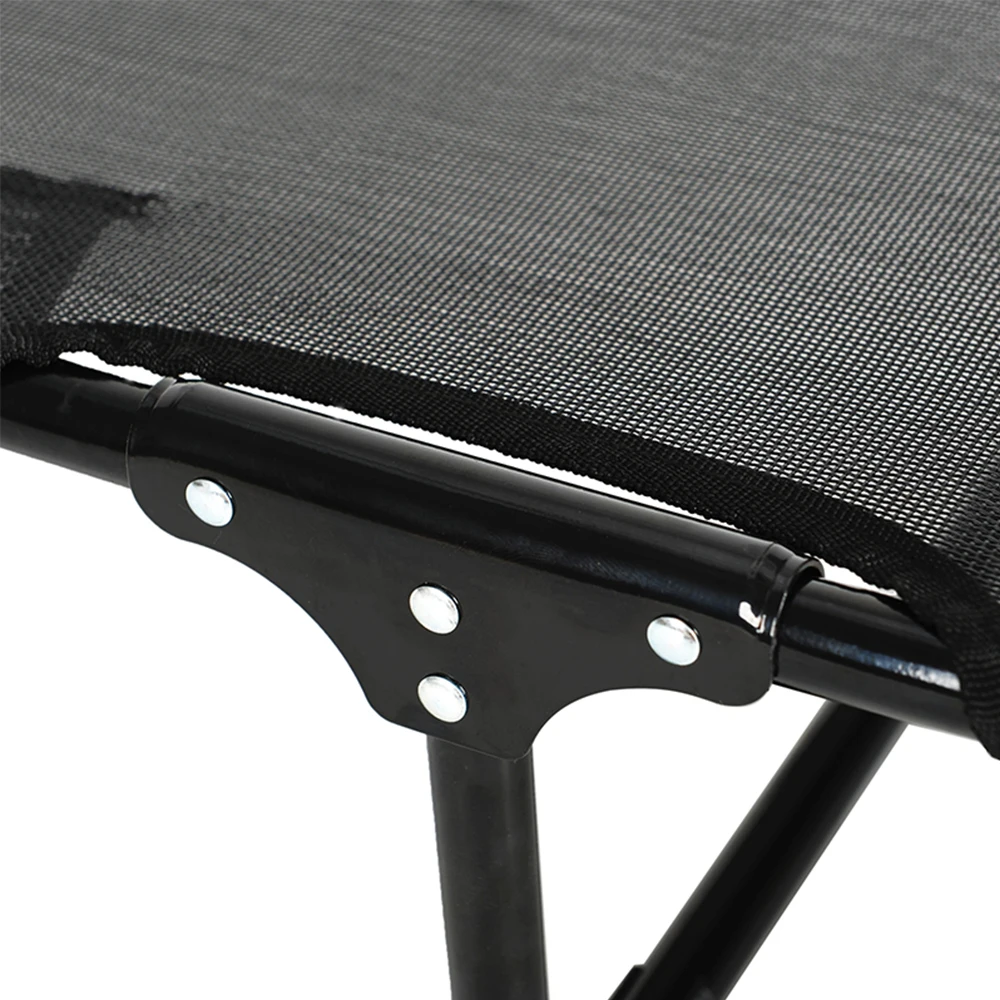 ZMaker Cooling Mesh Summer Portable Raised Dog Bed Foldable Elevated Camping Pet Beds for Dogs and Cats