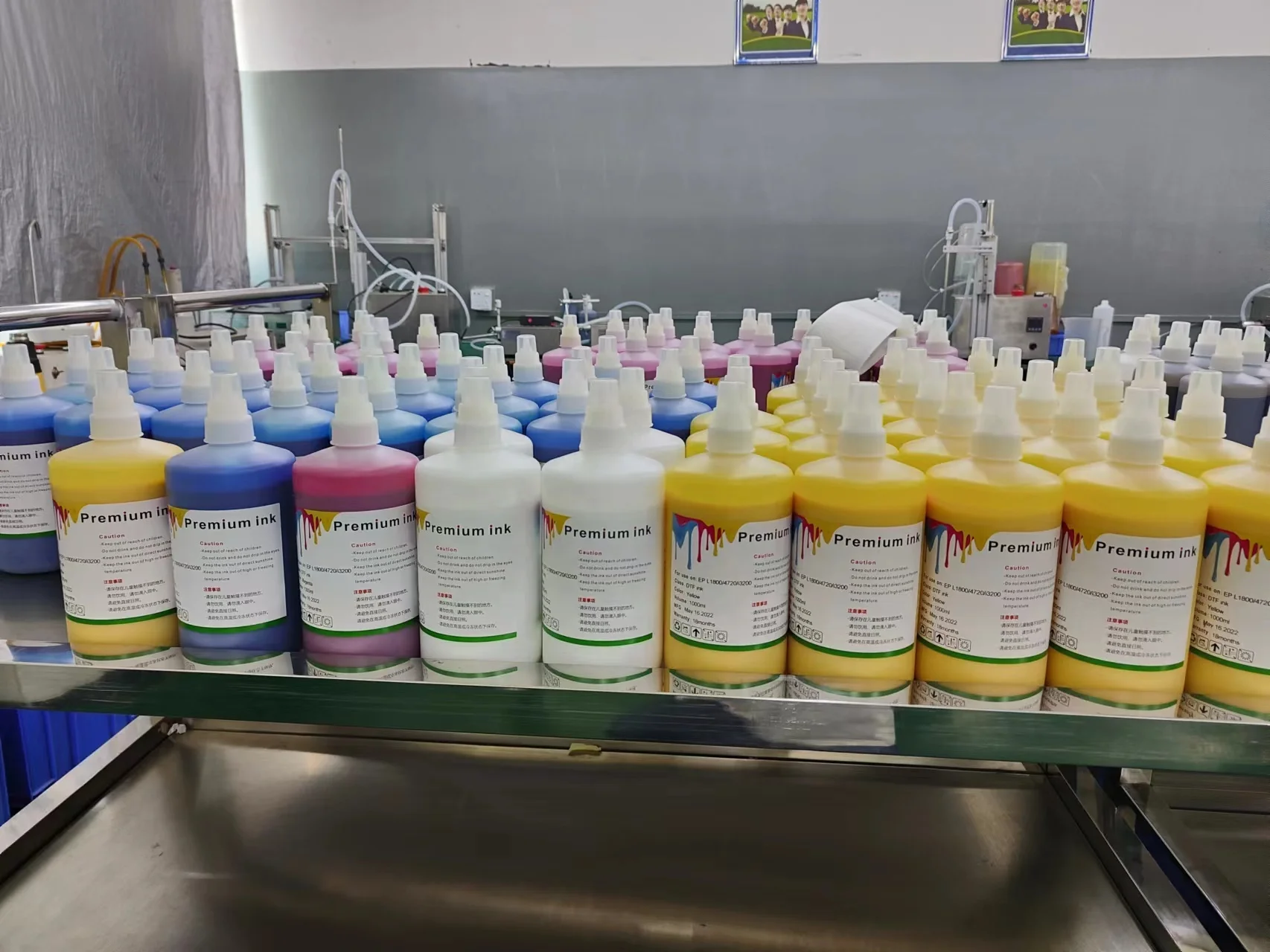 Заводская цена 1000 мл прямые на пленку tinta DTF Текстильные пигментные белые чернила для l1800 XP600 4720 пленочный принтер