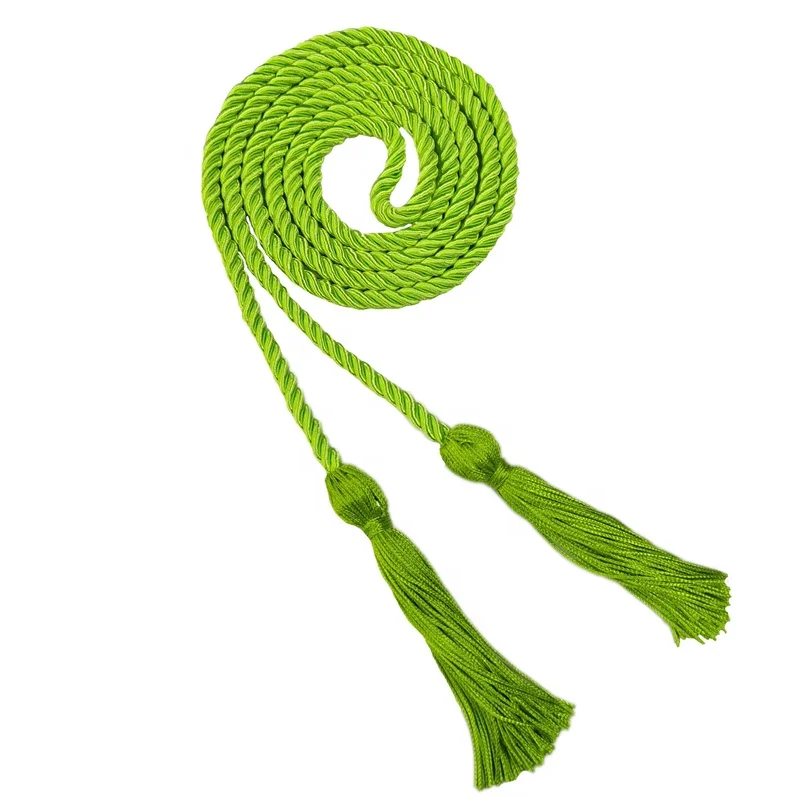 
Factory directly Wholesale solid color college graduation honor cords 