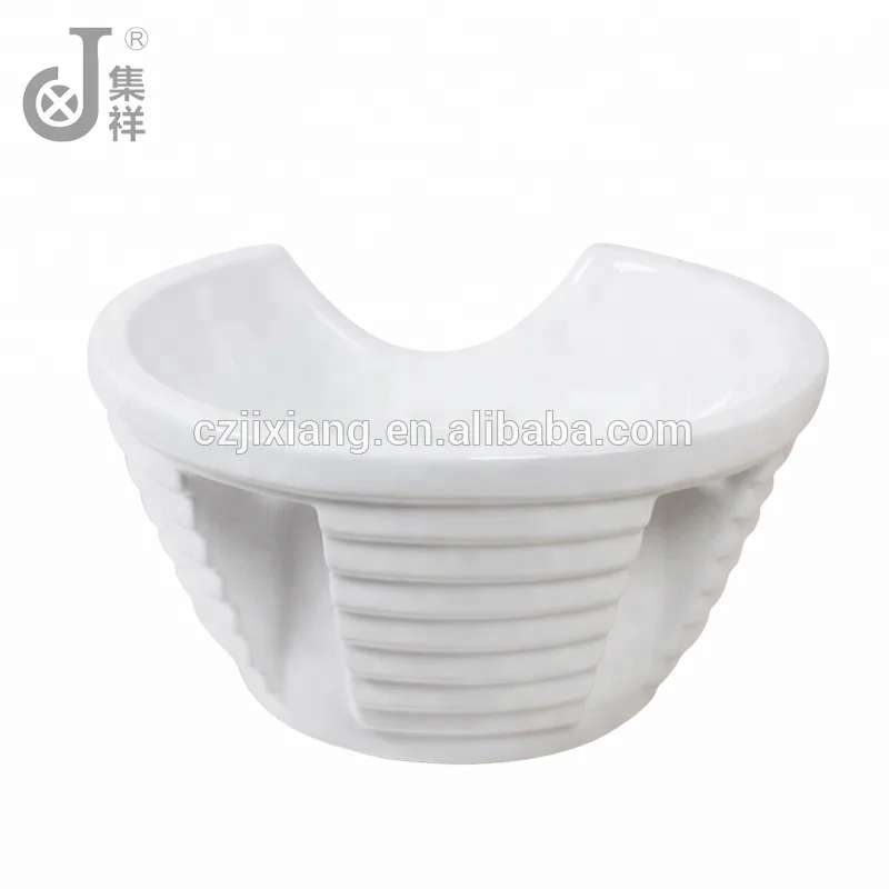 Salon Shampoo Basins Salon Equipment Hair Wash Hairdressers Sink Ceramic Hairdressing Ceramic Beauty Salon Furniture