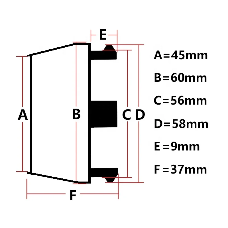 60/56MM Car Wheel Center C aps for Enkei RAYS VOLK TE37 Car Styling