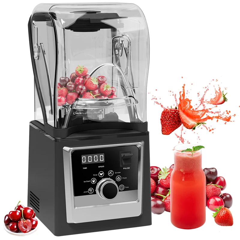 Professional Soundproof With Sound Proof Cover Commercial Blender with low price
