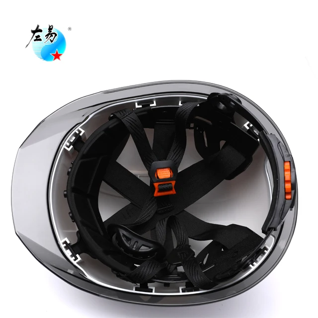 6 point ratchet suspension system ppe security equipment fall protection industrial construction safety helmet hat