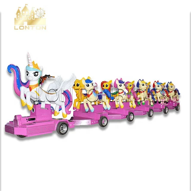 Amusement Ride Fairy Knight family train electric mini train ride for sale