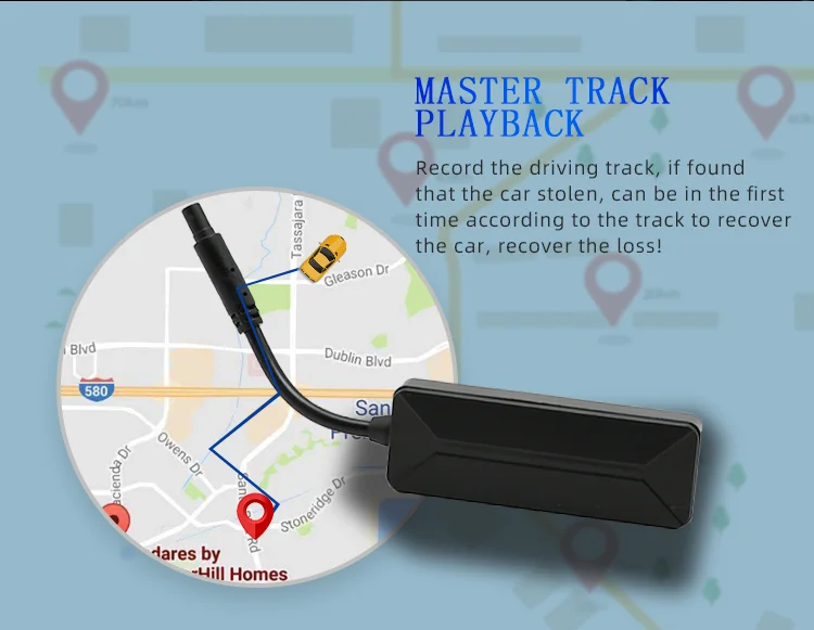 LK710 Multifunction ACC Wire Mini Tracking Device Car  Bike GPS Tracker