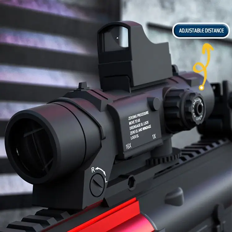 Amazon electric shooting toys gun for adult nylon real gun m416 soft bullet gun for boy