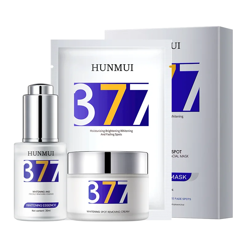 377 whitening and freckle cream use for Strong Effect 7 days dark spot whitening freckle face cream 3piece set