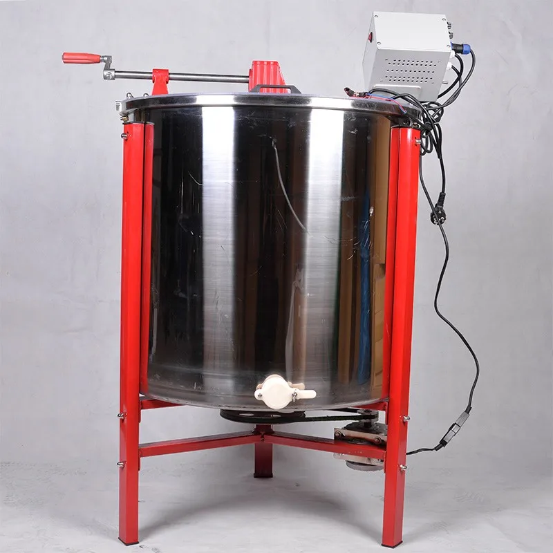 Beekeeping Equipment Honey Wax Separator 8/6 Frame Manual Honey Extractor Stainless Steel machine for bee farmer from