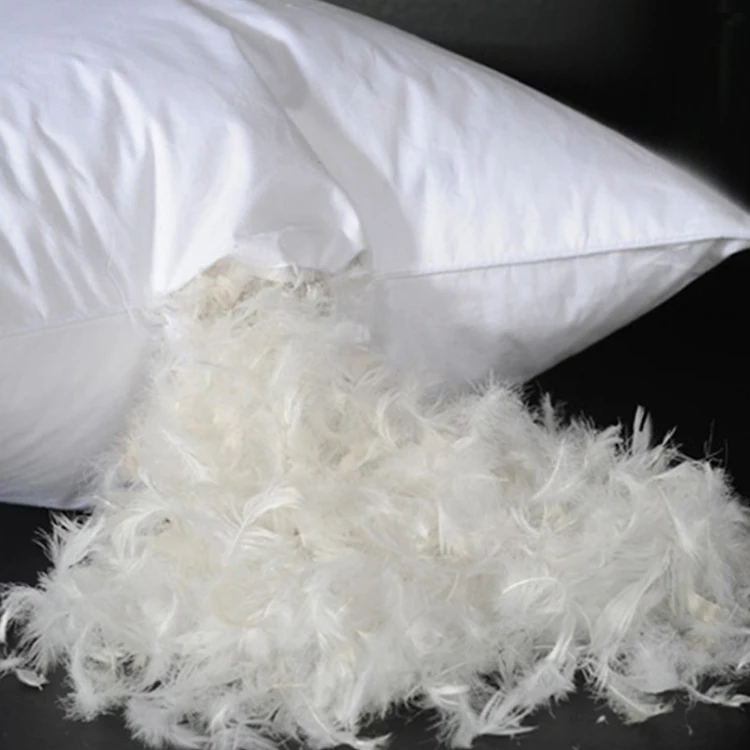 Custom Hotel Home King/Queen Goose Natural Feather Down Pillows
