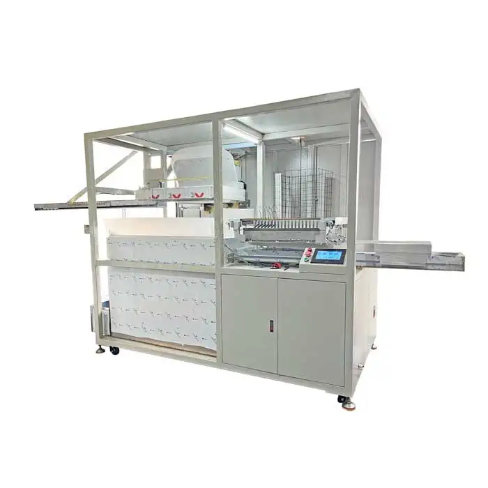 Cloth Hanger Gluing Flocking Machine