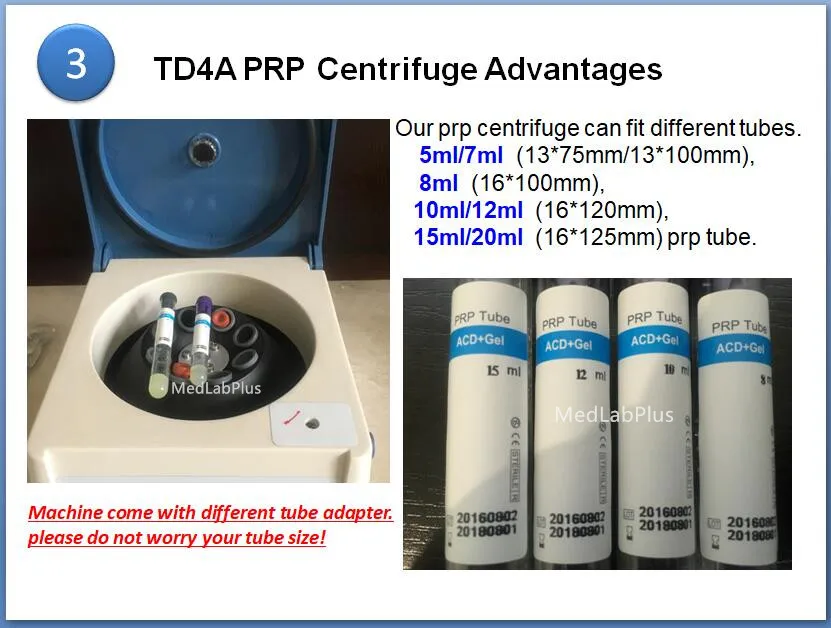 2023 PRP laboratory PRP centrifuge 15ml tube with ACD and Gel centrifuge prp tube