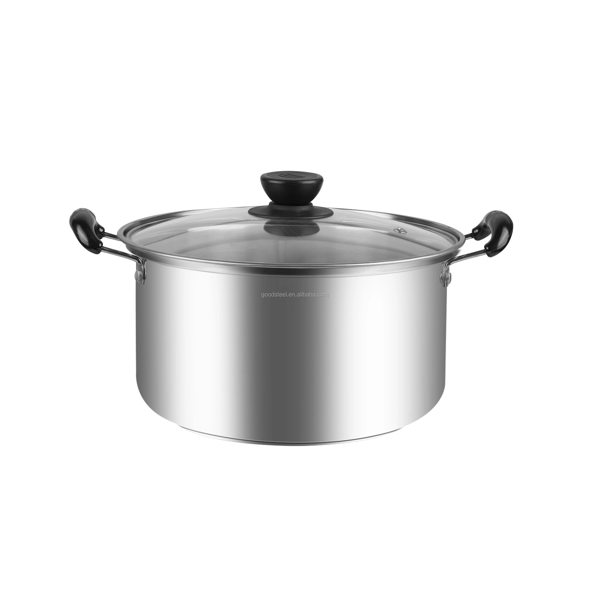 Big capacity pentole stainless steel hot pot kitchen utensils insulated casserole dish