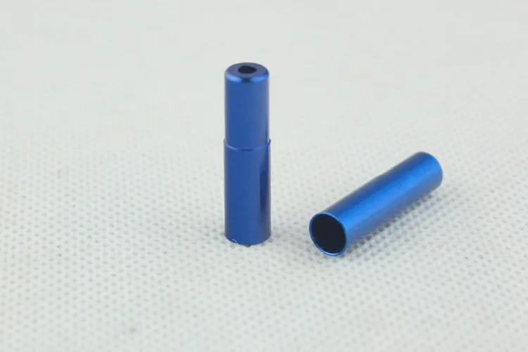 Смешанные baatc 100 шт./бутылка 4 мм переключатель из сплава MTB Дорожный велосипед тормозной кабель Крышка трос переключателя передач велосипедный трос переключатель передач наконечник