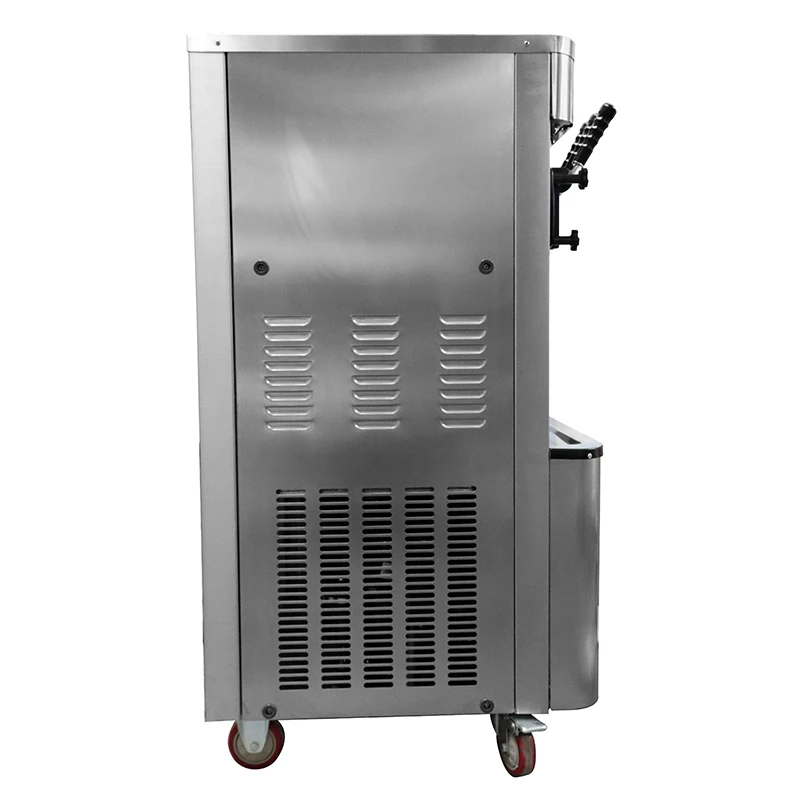 
1900W Frozen Soft 110V/220V Commercial Ice Cream Machine 3 Flavor 5.28Gal/H Yogurt Maker Perfect for Coffee Shop or Family Party 