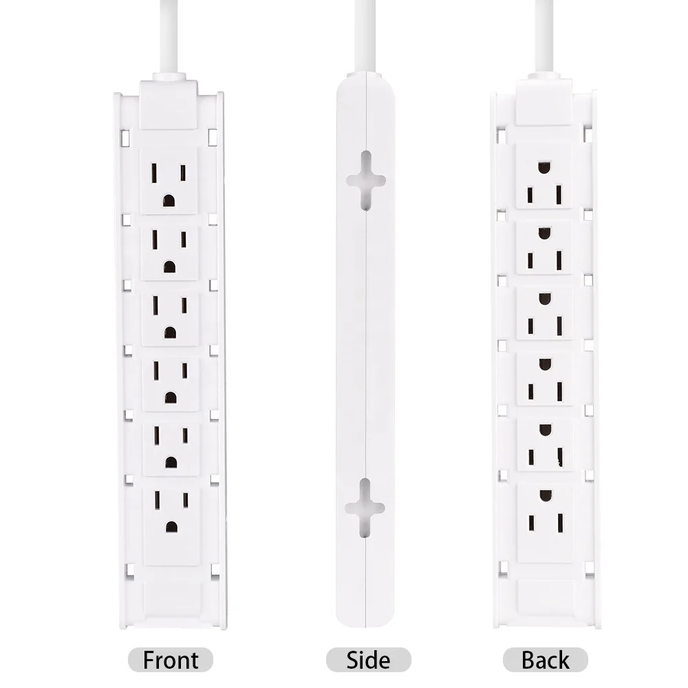 12 pin way composite socket multi socket extension cord compact power strip