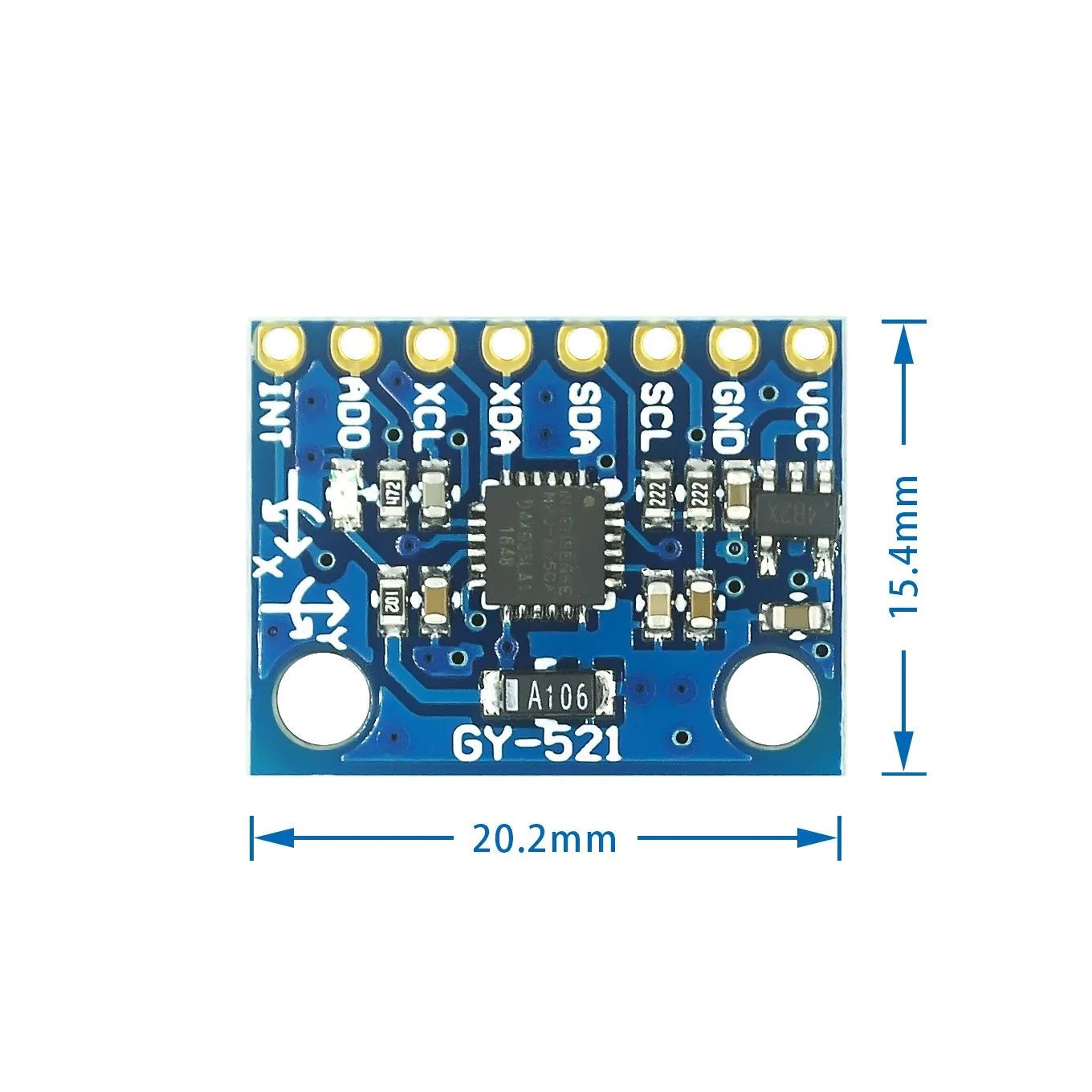 Cheap Sell GY-521 Module 3 Axis gyro sensors+ 3 Axis Accelerometer Module MPU-6050 MPU6050