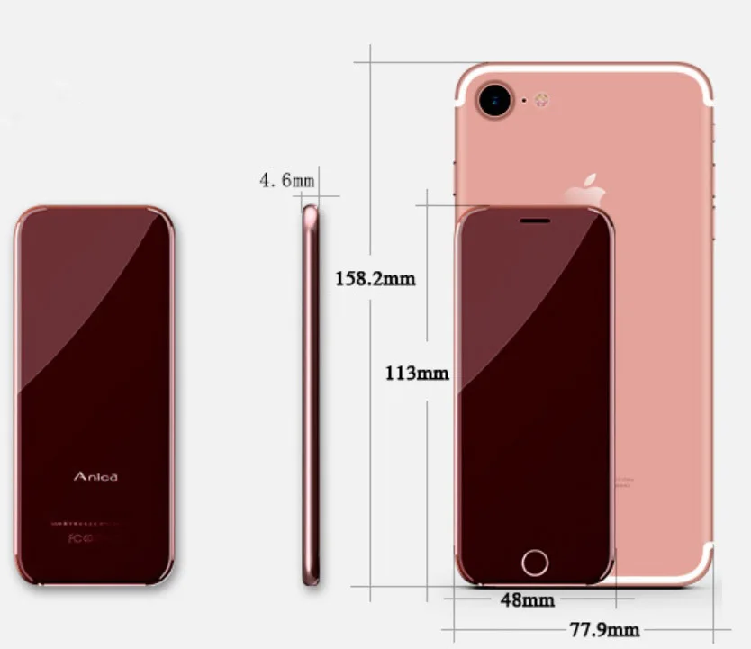  Новая рекламная карта мобильного телефона новейшая BT тонкая красочная anica размер T8 & X6 новая