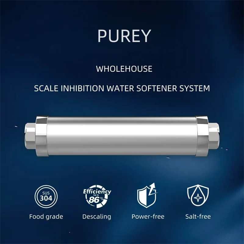 AUTO magnetic industrial water softener salt whole house water filter automatic water softener system for home