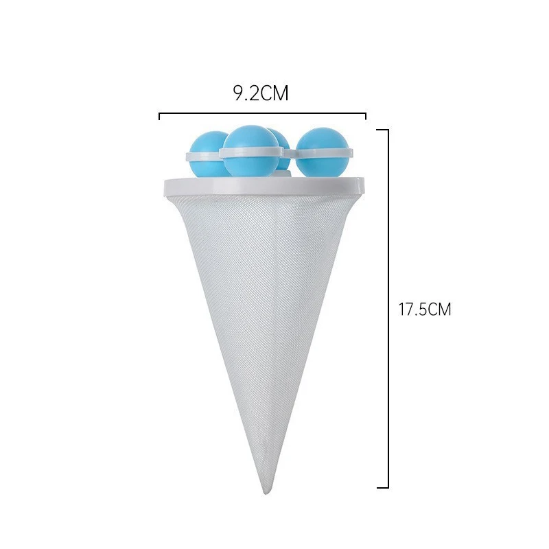 Reusable Washing Machine Hair Filter Cleaning Mesh Bag