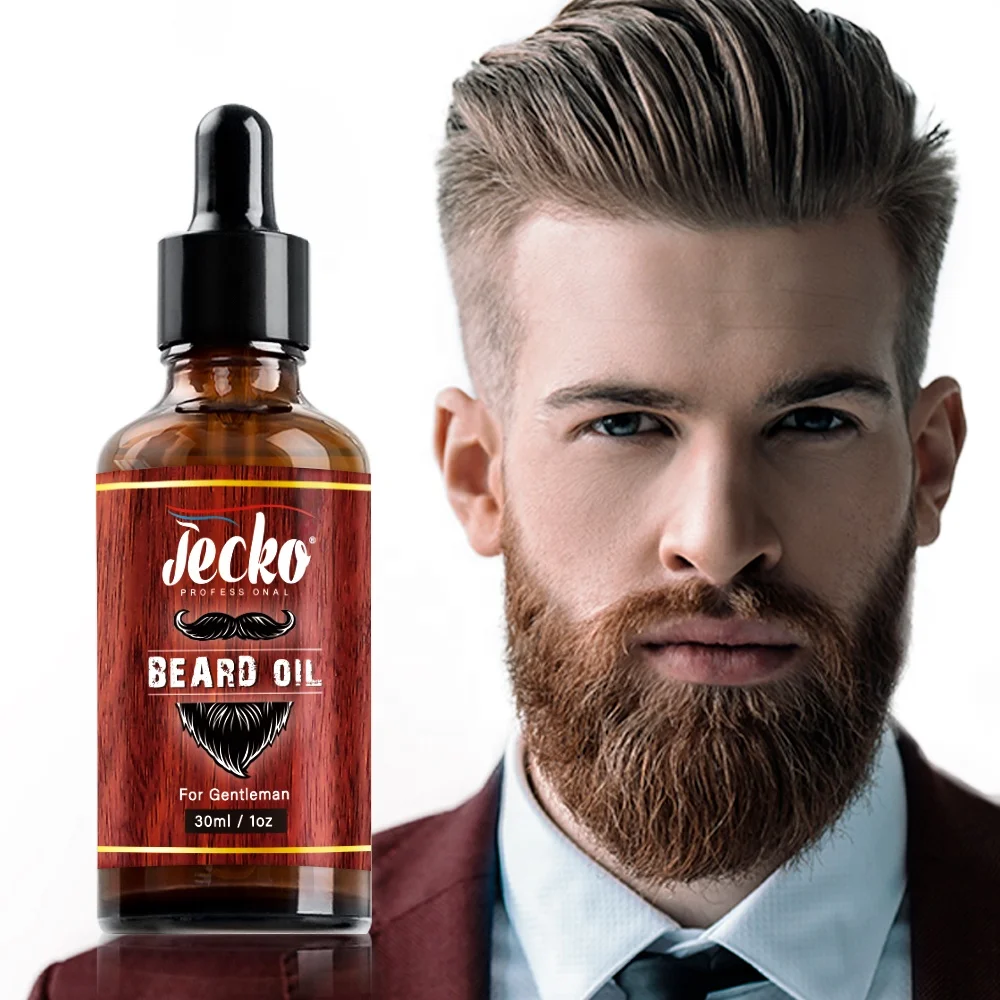 Custom Private Label Mens Care Set Beard Grooming Oil Kit Balm Beard oil Growth Kit for men