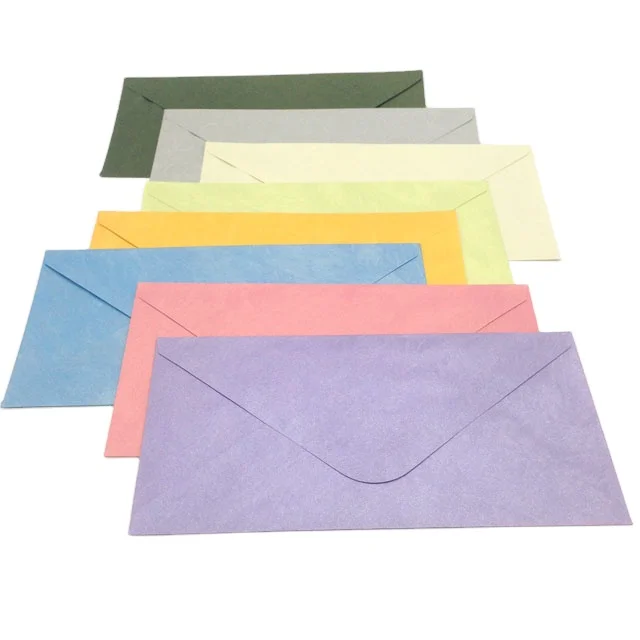 Amazon Hot Selling DL Metallic Embossed Envelope For Business And Invitation