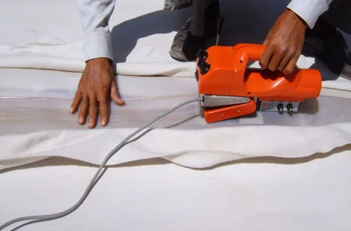 800W HDPE геомембрана сварочный аппарат для строительства