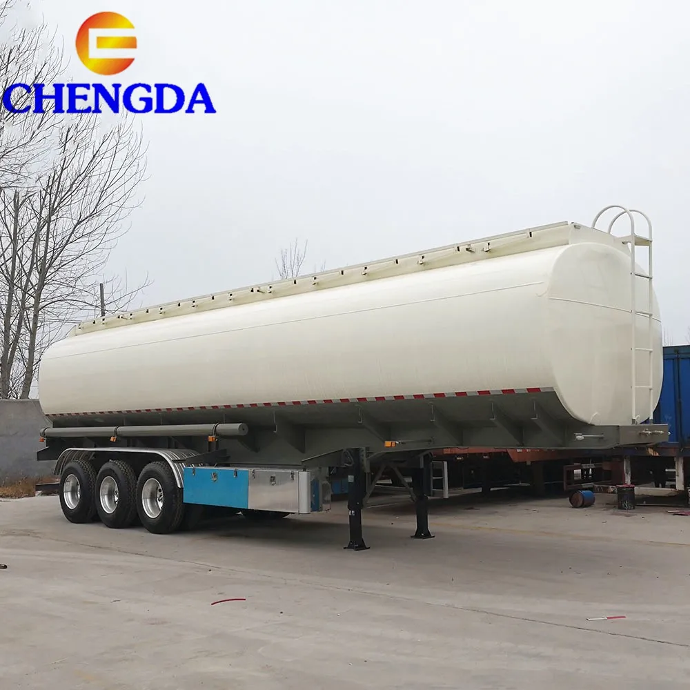 3 Axles 45000 50000 60000 Liters Fuel Tank Truck Trailer Petrol Gasoline Diesel Oil Fuel Tanker Semi Trailer