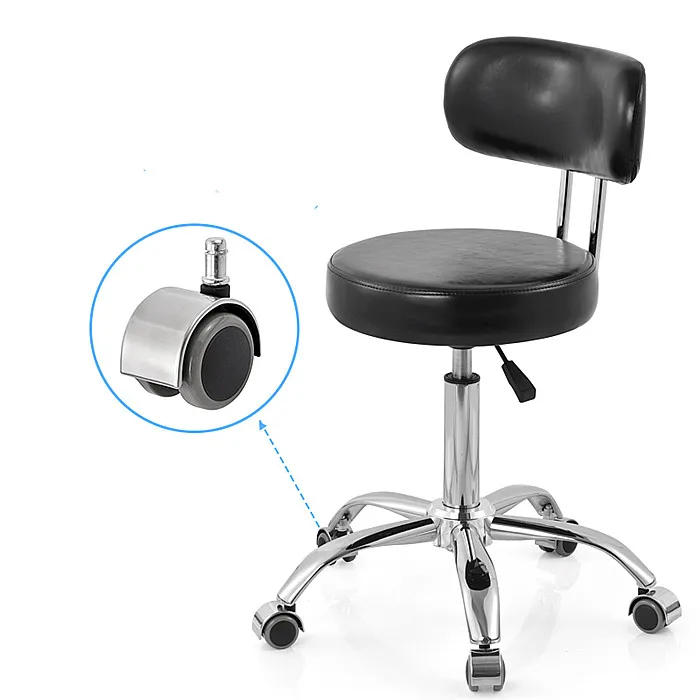 Hot sale good quality up and down portable massage bar stool chair with wheels