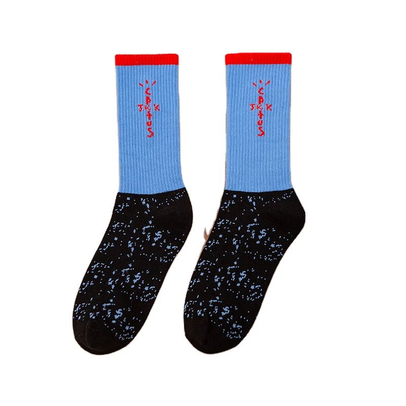 European and American new trend cotton long tube deodorant leisure sports socks