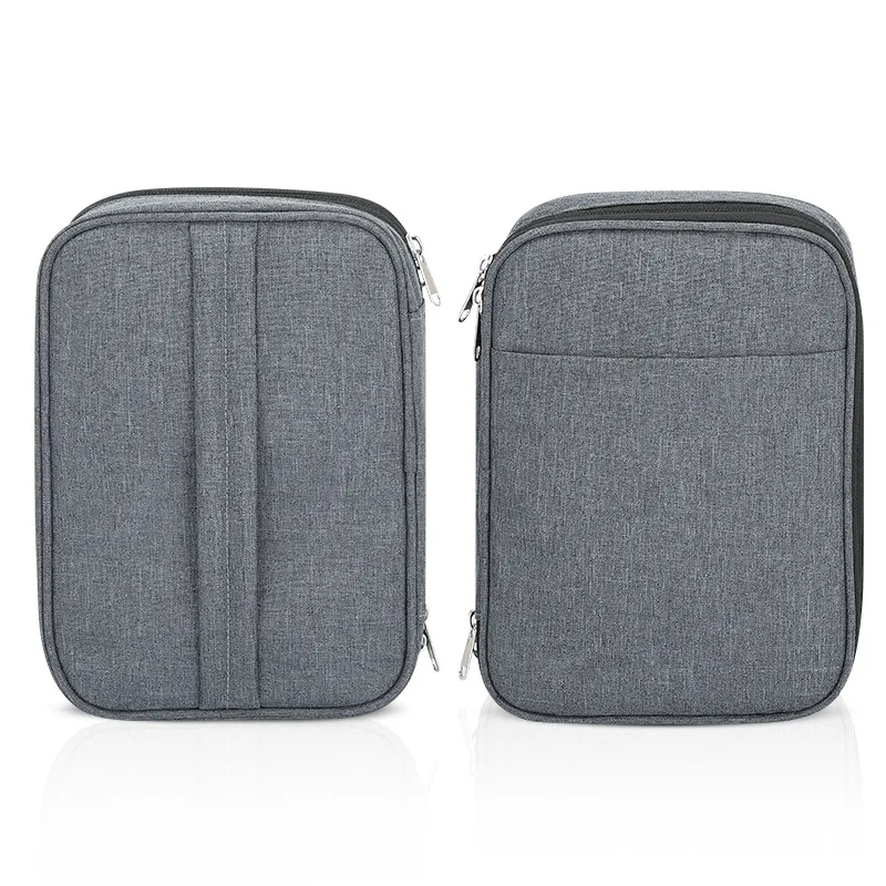 Multi-Function Big Capacity Handy 2 Layers Waterproof Polyester Organizer For Data Cable Notebook Charger